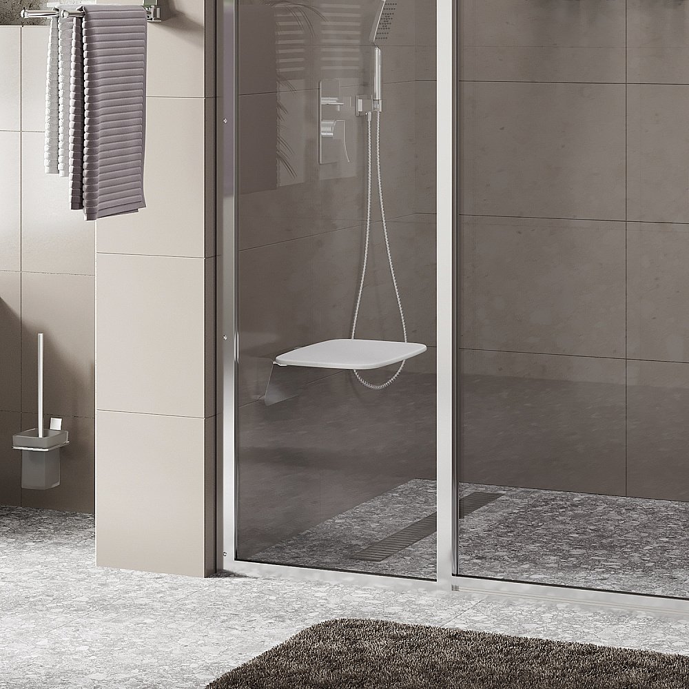 Сиденье для душа WasserKRAFT SS401 купить в интернет-магазине сантехники Sanbest