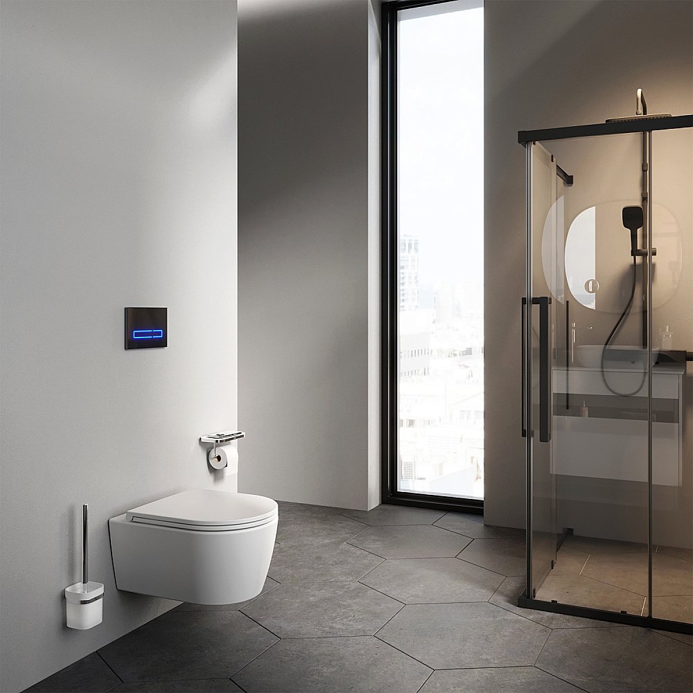 Унитаз подвесной AM.PM Func C8F1700MWSC белый матовый, безободковый купить в интернет-магазине Sanbest