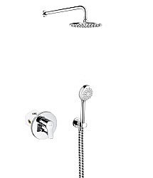 Душевая система Kludi Pure&Easy 376400565 хром купить в интернет-магазине сантехники Sanbest