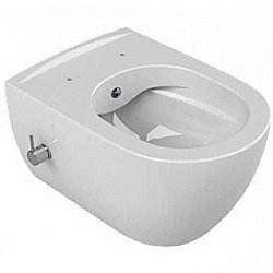 Унитаз Boheme Bianca 963-2 белый глянцевый, безободковый, с функцией биде купить в интернет-магазине Sanbest