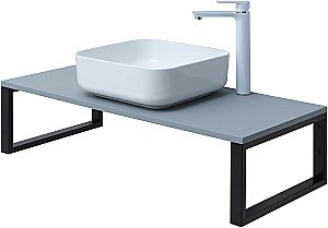 Столешница для раковины Aquanet Арт 100 мисти грин для ванной в интернет-магазине сантехники Sanbest