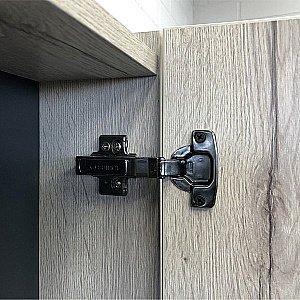 Зеркало со шкафом Comforty Порто 00-00009443 90 дуб дымчатый в ванную от интернет-магазине сантехники Sanbest