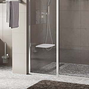 Сиденье для душа WasserKRAFT SS401 купить в интернет-магазине сантехники Sanbest