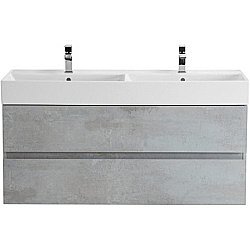 Тумба для раковины Cezares MOLVENO 46 MOLVENO 46-120-2C-SO-2-BET 120 Beton купить в интернет-магазине сантехники Sanbest