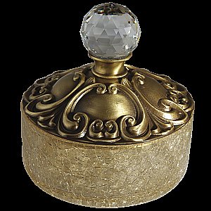 Баночка Migliore Cristalia ML.CRS-60.227.BR бронза/swarovski купить в интернет-магазине сантехники Sanbest