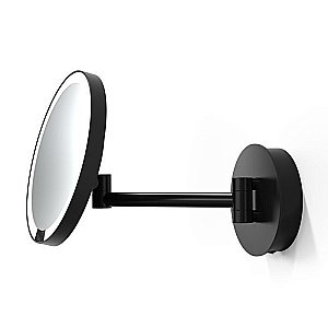 Косметическое зеркало DECOR WALTHER Round Just Look WR 21.5 черный матовый купить в интернет-магазине сантехники Sanbest