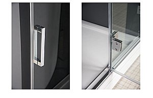 Душевая дверь Aquanet Beta NWD6221 100 стекло прозрачное/профиль хром купить в интернет-магазине Sanbest