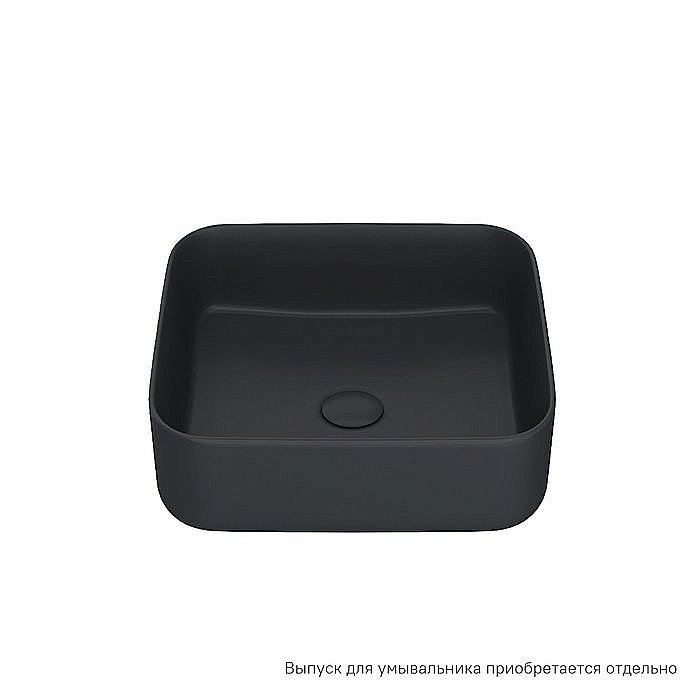 Раковина накладная Iddis Bridge BRIBM04i27 черный купить в интернет-магазине Sanbest