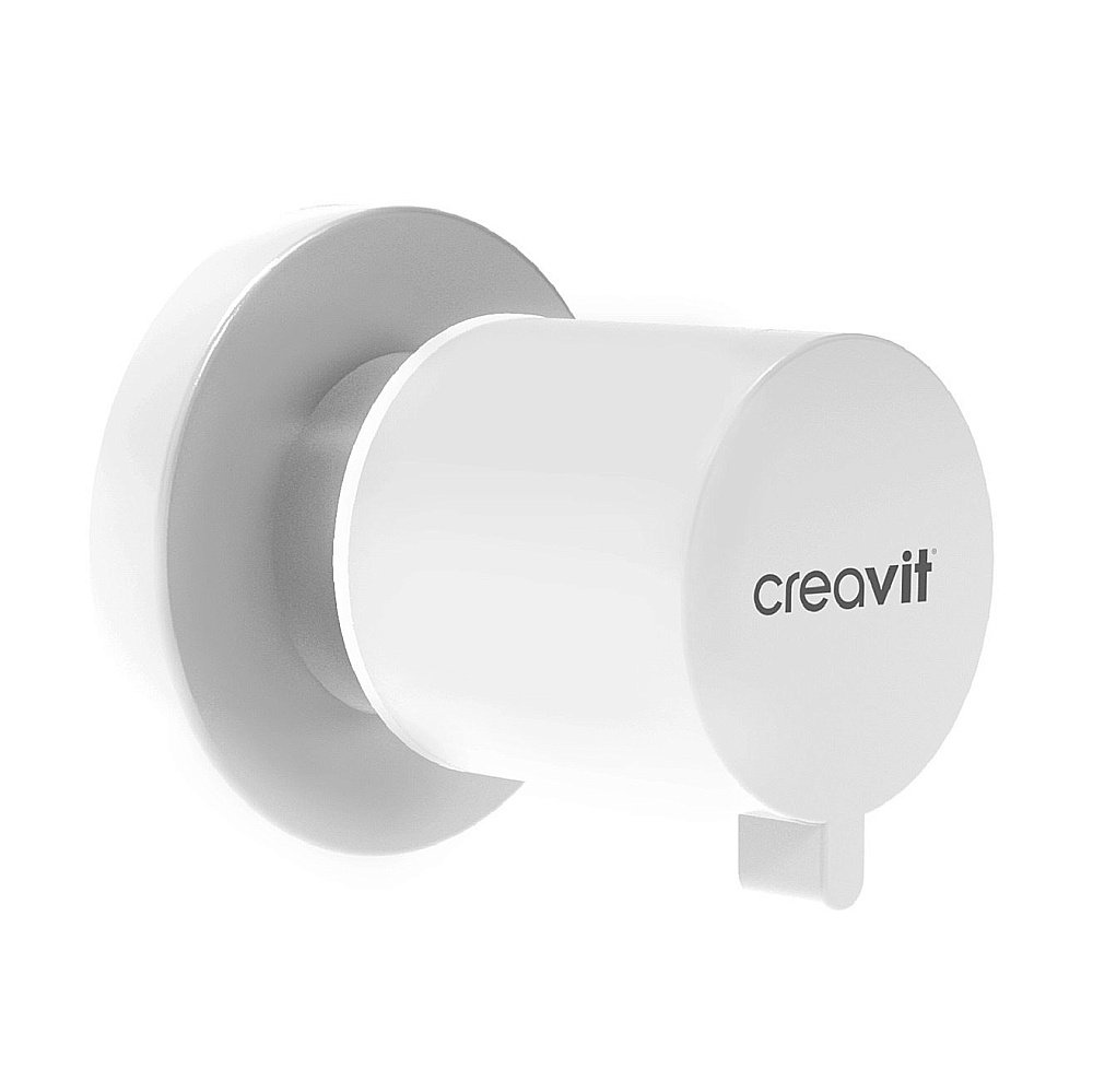 Встраиваемый вентиль Creavit AC50L.MBY белый матовый купить в интернет-магазине сантехники Sanbest