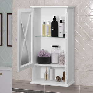 Шкаф Опадирис Палермо 46 белый матовый для ванной в интернет-магазине сантехники Sanbest