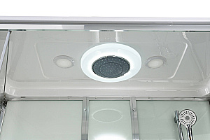 Душевая кабина AvaCan V5015LED с подсветкой, арома-лейка, прозрачная/профиль хром купить в интернет-магазине Sanbest