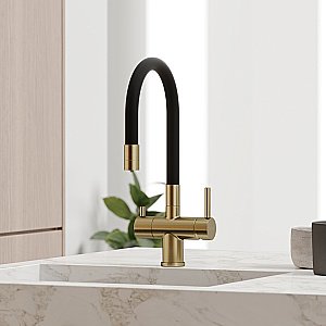 Смеситель для кухни Sancos Lucia SC4004BG брашированное золото купить в интернет-магазине сантехники Sanbest