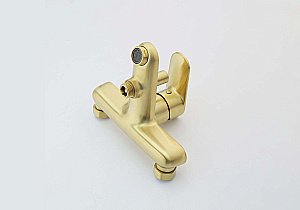 Cмеситель для ванны Aquatek Ника AQ1840BG золото шлифованное купить в интернет-магазине сантехники Sanbest