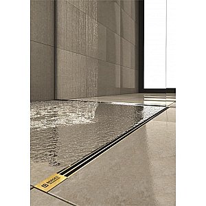 Душевой лоток BERGES SUPER Slim 092155 золото купить в интернет-магазине Sanbest