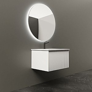 Тумба с раковиной LA FENICE TERRA Bianca 60 белая для ванной в интернет-магазине Sanbest