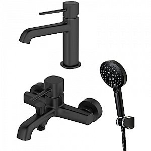 Набор смесителей Orange Karl M05-311b черный купить в интернет-магазине сантехники Sanbest