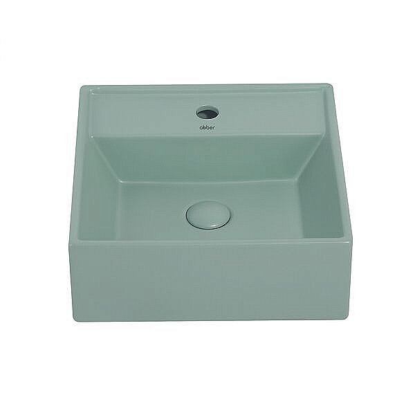 Раковина накладная ABBER Rechteck AC2208MCG светло-зеленая матовая купить в интернет-магазине Sanbest