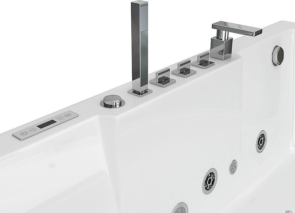 Ванна акриловая Grossman GR-17000 170х80 белая с гидромассажем купить в интернет-магазине Sanbest