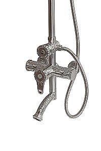 Душевая система Milacio Villena MC.103.1SL серебро купить в интернет-магазине сантехники Sanbest