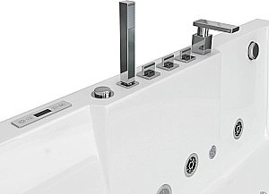 Ванна акриловая Grossman GR-17000 170х80 белая с гидромассажем купить в интернет-магазине Sanbest