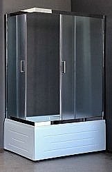 Душевой уголок Royal Bath RB8120BP-C-CH-R 120х80 матовый правый купить в интернет-магазине сантехники Sanbest