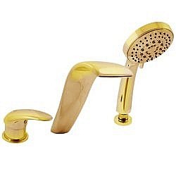 Смеситель для ванны RAV-Slezak DUNAJ D461.5YZ золото купить в интернет-магазине сантехники Sanbest