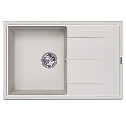 Кухонная мойка Abber Quarz 78х51 AQ2904W белая матовая купить в интернет-магазине сантехники Sanbest