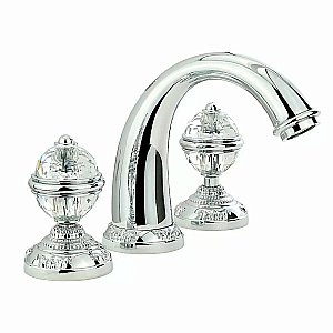 Смеситель для раковины на 3 отв. Migliore Cristalia ML.CRS-3712 хром купить в интернет-магазине сантехники Sanbest