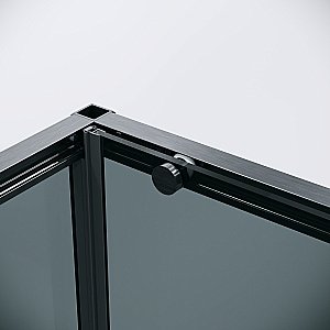 Душевой уголок Grossman Galaxy 120.K33.01.1480.42.10 140x80 профиль графит сатин/стекло тонированное купить в интернет-магазине Sanbest