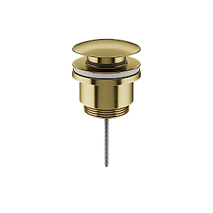 Донный клапан для раковины Ceramica Nova 70003BG брашированное золото купить в интернет-магазине сантехники Sanbest