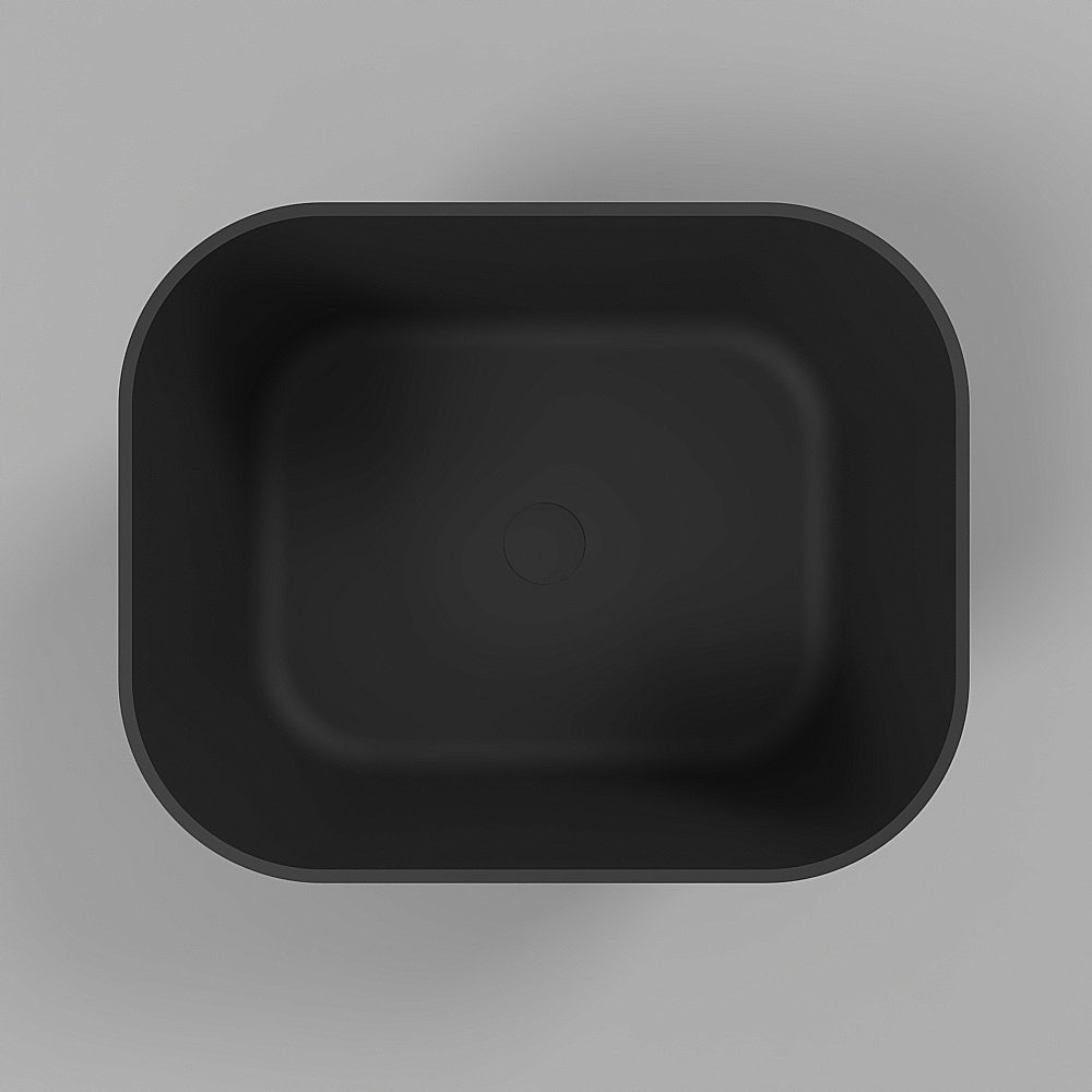 Раковина накладная WhiteCross Lazurit 50 0713.050040.201 черная матовая купить в интернет-магазине Sanbest