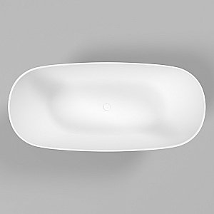 Ванна из искусственного камня WhiteCross ONYX C 160x75 белая матовая купить в интернет-магазине Sanbest