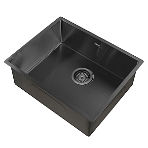 Кухонная мойка ABBER Wasser Kreis 54 AF2196MB черная матовая купить в интернет-магазине сантехники Sanbest