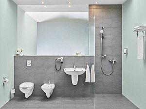 Биде подвесное Grohe Bau Ceramic 39433000 купить в интернет-магазине Sanbest
