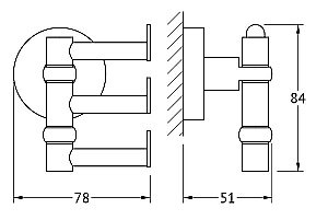 Крючок ARTWELLE Harmonie HAR 010 купить в интернет-магазине сантехники Sanbest