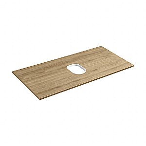 Столешница Акватон Либерти 100 1A281103LYC70 дуб эльвезия для ванной в интернет-магазине сантехники Sanbest