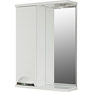 Зеркало со шкафом Mixline ЭТЬЕН 50 в ванную от интернет-магазине сантехники Sanbest