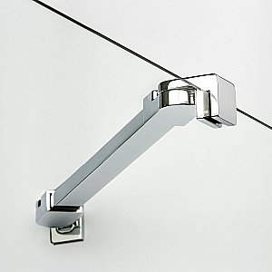 Душевое ограждение NEW TRENDY NEW SOLEO K-0748 60 стекло прозрачное/профиль хром купить в интернет-магазине Sanbest