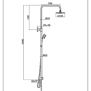 Инсталляция для унитаза Azario AZ-8010-1000 купить в интернет-магазине сантехники Sanbest