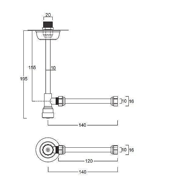 Угловой кран Simas Accessori 120006cr хром купить в интернет-магазине сантехники Sanbest