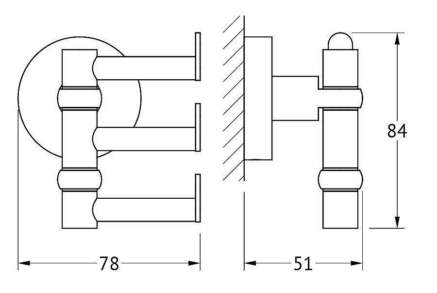 Крючок ARTWELLE Harmonie HAR 010 купить в интернет-магазине сантехники Sanbest