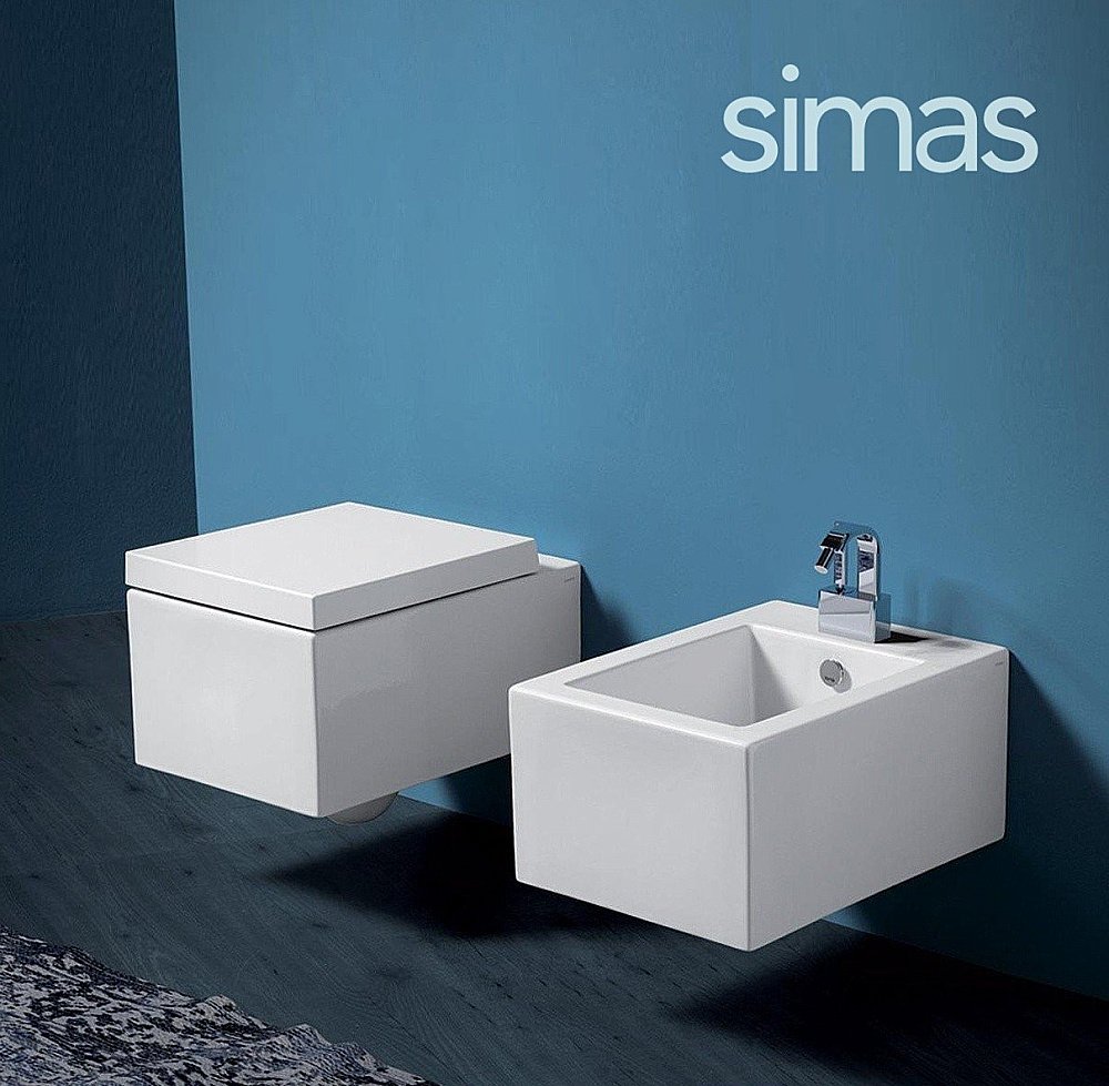 Унитаз подвесной SIMAS Frozen FZ18 белый купить в интернет-магазине Sanbest