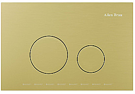 Кнопка для инсталляции Allen Brau Priority 9.20B07.GB брашированное золото купить в интернет-магазине сантехники Sanbest