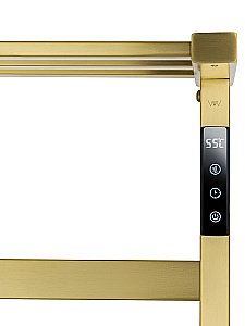 Полотенцесушитель электрический WONZON & WOGHAND FRANKFURT, Брашированное золото (WW-1029-BG) купить в интернет-магазине сантехники Sanbest