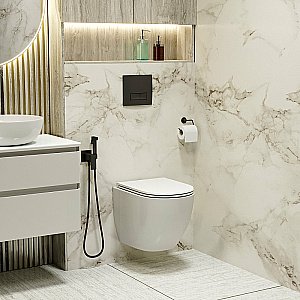 Кнопка для инсталляций Grossman Classic 800.T1.04.210.210RUS черная матовая купить в интернет-магазине сантехники Sanbest