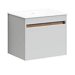 Тумба под раковину Sancos Smart SM60W белый глянец купить в интернет-магазине сантехники Sanbest