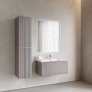 Тумба с раковиной Sancos Snob R 1.0 SNR1.090SM/CN7002 Doha Soft для ванной в интернет-магазине Sanbest