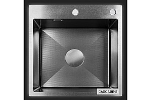 Мойка кухонная Esbano Cascade-S ESMKCASCS темная сталь купить в интернет-магазине сантехники Sanbest