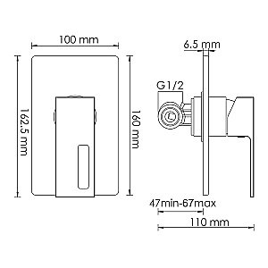Смеситель для раковины WasserKRAFT A15513 хром купить в интернет-магазине сантехники Sanbest
