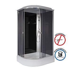 Душевая кабина Niagara Eco E120/80/26/TN 120х80 стекло тонированное/профиль хром купить в интернет-магазине Sanbest